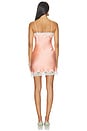 view 3 of 4 X Devon Lee Carlson Liz Silk Slip Mini Dress in Sunrise Peach