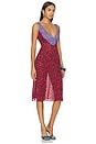 view 2 of 4 X Devon Lee Carlson Stevie Chiffon Midi Dress in Shopoholic