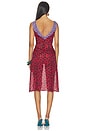 view 3 of 4 X Devon Lee Carlson Stevie Chiffon Midi Dress in Shopoholic