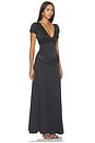 view 2 of 4 ROBE MAXI EN SOIE GIRL NEXT DOOR in Noir