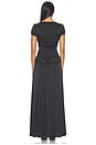 view 3 of 4 ROBE MAXI EN SOIE GIRL NEXT DOOR in Noir