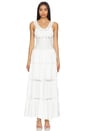 view 1 of 3 Dakota Rayon Maxi Dress in White