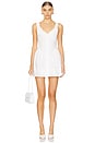 view 1 of 3 Charlotte Poplin Dress in White