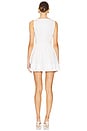 view 3 of 3 Charlotte Poplin Dress in White