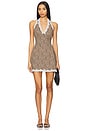 view 1 of 4 Audrey Dress in Baby Leopard