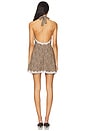 view 3 of 4 Audrey Dress in Baby Leopard
