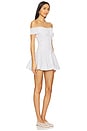 view 2 of 4 Mae Mini Dress in White Polka Dot Print