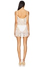 view 3 of 4 Sunshine Crochet Mini Dress in White