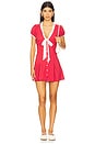 view 1 of 4 Manhattan Crepe Dress in Ladybug Print