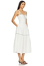 view 2 of 4 X Bella Hadid Bishop Maxi Dress in Salt Air Eyelet