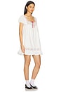view 2 of 4 X Bella Hadid Western Poplin Mini Dress in White