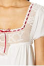 view 4 of 4 X Bella Hadid Western Poplin Mini Dress in White