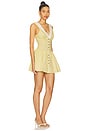 view 2 of 4 Marley Poplin Mini Dress in Lemon Dot