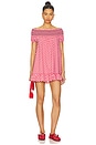 view 1 of 4 Ruby Poplin Mini Dress in Cherry Picnic