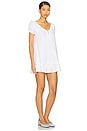 view 3 of 4 Sunday Morning Poplin Mini Dress in Angel's Meadow