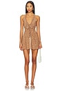 view 1 of 3 Bloom Chiffon Mini Dress in Fawn