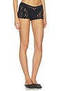 view 2 of 6 X Devon Lee Carlson Pinky Promise Cotton Short in Noir