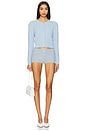 view 5 of 6 SHORT EN TRICOT BRADLEY in Dewdrop Stripe