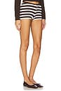 view 2 of 6 Bradley Knit Short in Brown Sugar Stripe