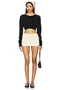 view 5 of 6 Ash Knit Skort in Ivory