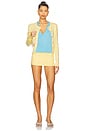view 5 of 6 Marialla Cable Knit Skort in Honeycomb