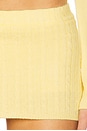 view 6 of 6 Marialla Cable Knit Skort in Honeycomb