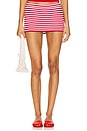 view 1 of 6 Marialla Cloud Knit Skort in South Hampton Stripe