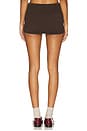 view 4 of 6 Briar Cloud Knit Skort in Chocolate Brown