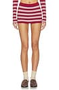 view 1 of 6 x REVOLVE Marialla Cloud Knit Skort in Collegiate Stripe