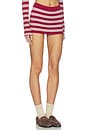 view 2 of 6 x REVOLVE Marialla Cloud Knit Skort in Collegiate Stripe