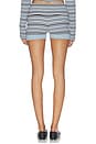 view 4 of 6 Estelle Cloud Knit Short in Blueberry Stripe