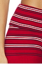 view 6 of 6 Estelle Cloud Knit Short in Strawberry Stripe