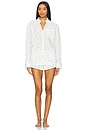view 4 of 5 Ralph Polin Sleep Shirt in Periwinkle Print