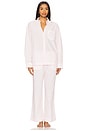 view 4 of 5 Ralph Poplin Sleep Shirt in Pink Stripe