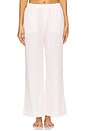 view 1 of 4 Easy Poplin Sleep Pants in Pink Stripe