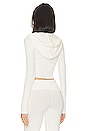 view 3 of 4 Aimee Cloud Knit Hoodie in Snow White