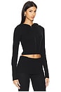 view 2 of 4 Aimee Cloud Knit Hoodie in Black