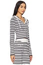 view 2 of 5 Aimee Knit Hoodie in Starlit Stripe