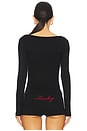 view 3 of 4 X Bella Hadid Theo Knit Sweater in Lone Star Black