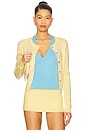 view 1 of 5 Sundae Knit Cardigan in Honeycomb