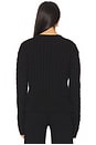 view 3 of 4 Prince Cable Knit Sweater in Black