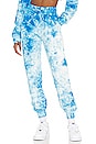 view 1 of 4 PANTALÓN DEPORTIVO FRANK in Ocean Tie Dye