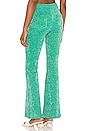 view 3 of 5 Johnson Terry Lurex Pant in Mistletoe Green
