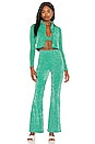 view 4 of 5 Johnson Terry Lurex Pant in Mistletoe Green