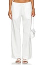 view 1 of 6 Daisy Poplin Pant in White