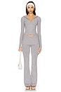 view 5 of 6 Aimee Cloud Knit Pant in Heather Grey