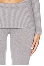 view 6 of 6 Aimee Cloud Knit Pant in Heather Grey