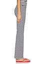view 3 of 6 Bambi Rib Pant in Silhouette Stripe