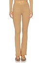 view 1 of 6 X Bella Hadid Texas Ribbed Knit Pant in Caramel