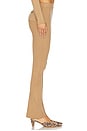 view 3 of 6 X Bella Hadid Texas Ribbed Knit Pant in Caramel